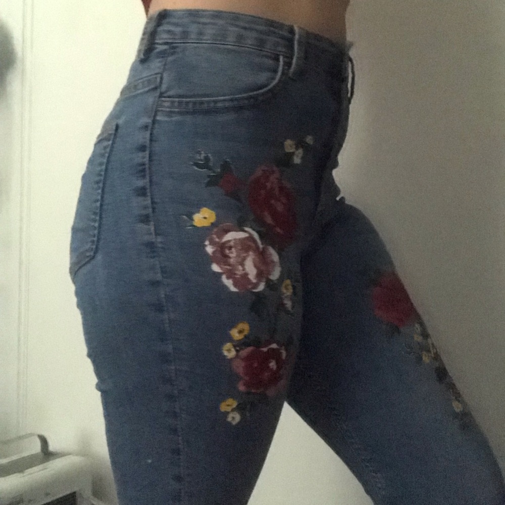 Floral Vintage Pants (Like new!)
